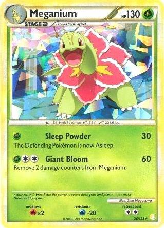 Meganium 26 123 Cracked Ice Holo 026/123 (Deck Exclusives)  - Holofoil | Good Games Adelaide SA