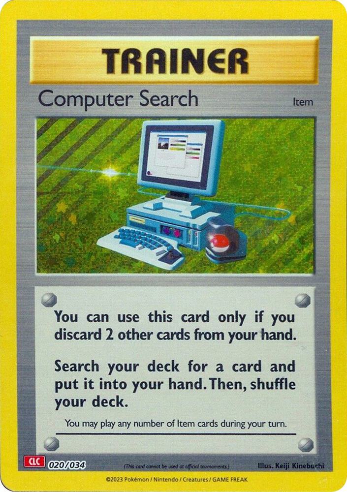Computer Search CLC 020/034 (Trading Card Game Classic)  - Holofoil | Good Games Adelaide SA