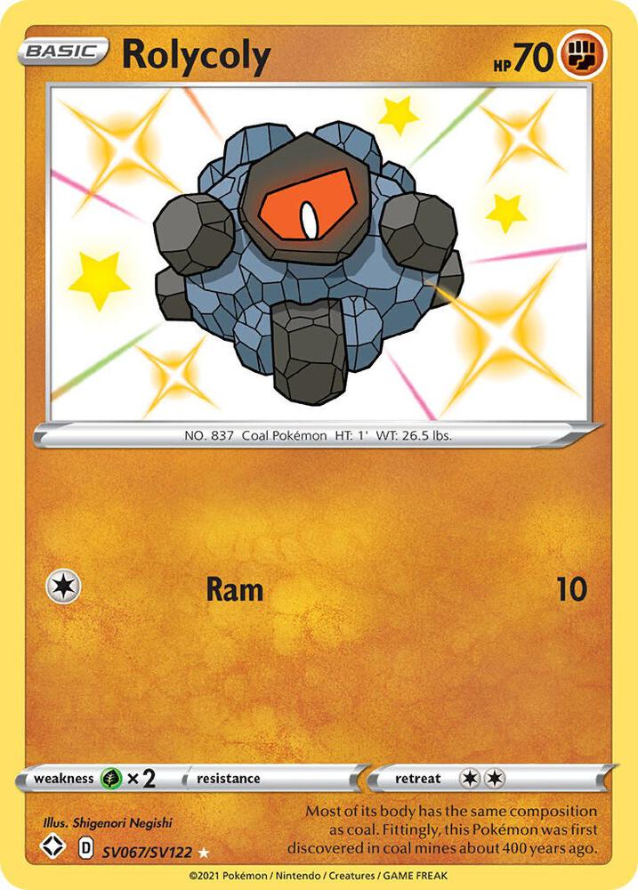 Rolycoly SV067/SV122 (Shining Fates: Shiny Vault)  - Holofoil | Good Games Adelaide SA
