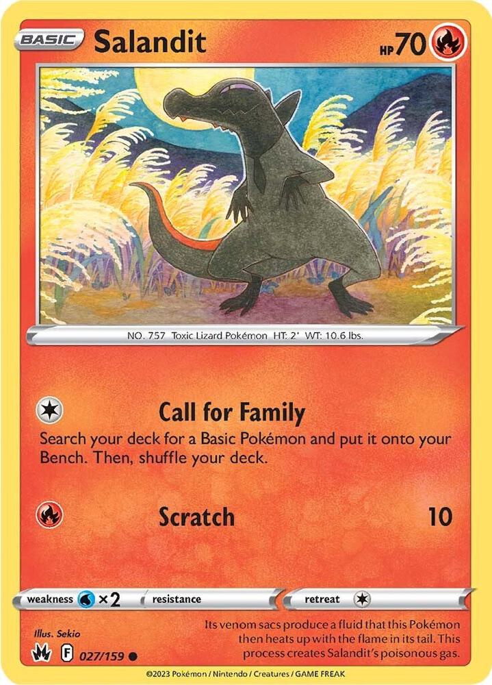 Salandit 027/159 (Crown Zenith)  | Good Games Adelaide SA