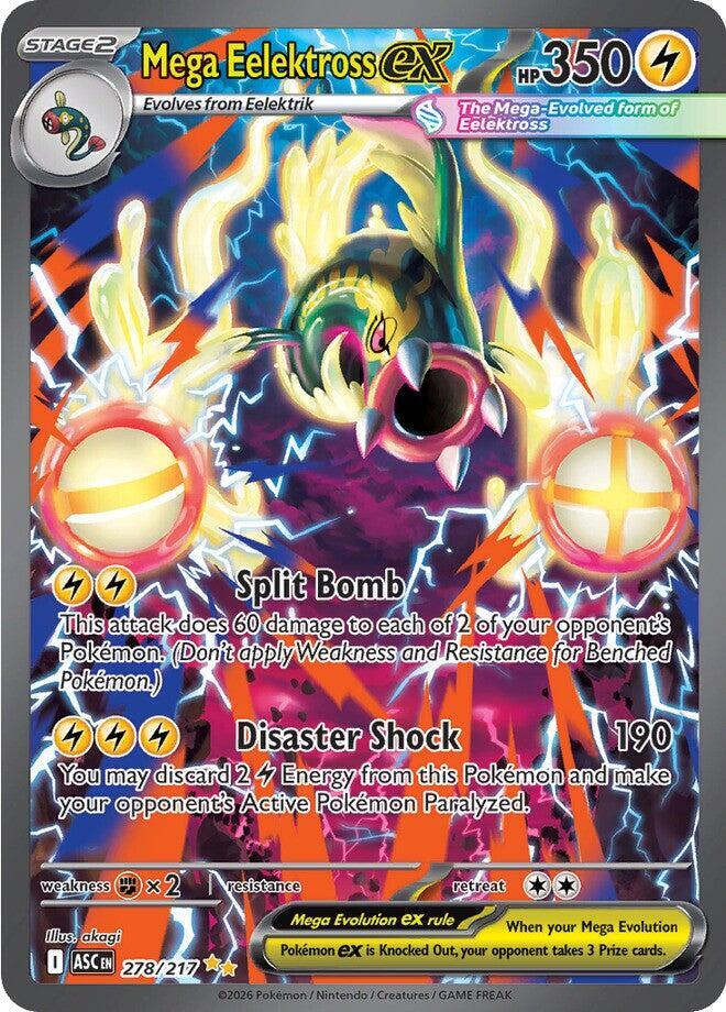 Mega Eelektross ex 278/217 (ME: Ascended Heroes)  - Holofoil | Good Games Adelaide SA