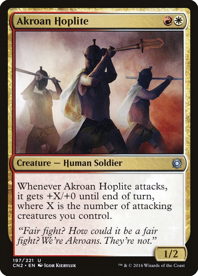 Akroan Hoplite 197 (Conspiracy: Take the Crown)  | Good Games Adelaide SA