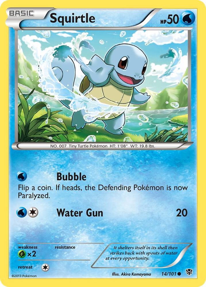 Squirtle 14/101 (Plasma Blast)  - Reverse Holofoil | Good Games Adelaide SA