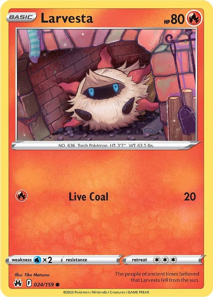 Larvesta 024/159 (Crown Zenith)  | Good Games Adelaide SA