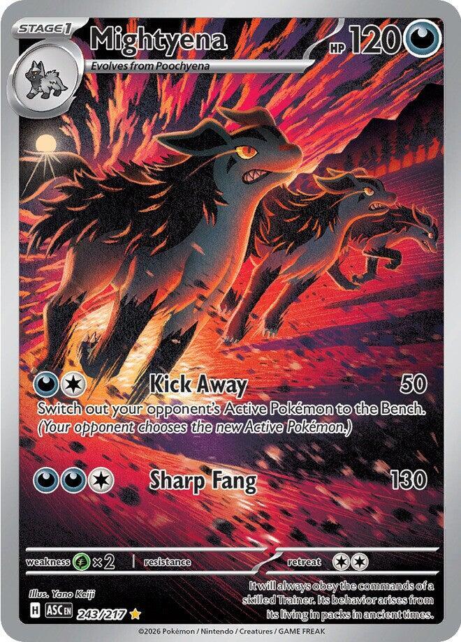 Mightyena 243/217 (ME: Ascended Heroes)  - Holofoil | Good Games Adelaide SA