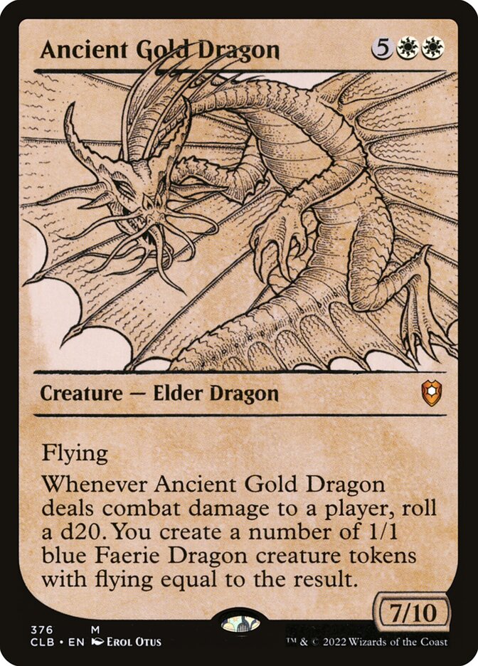 Ancient Gold Dragon 376 (Commander Legends: Battle for Baldur's Gate)  - Foil | Good Games Adelaide SA