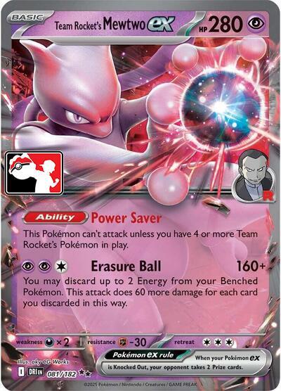 Team Rocket's Mewtwo ex Series 8 079/217 (Prize Pack Series Cards)  - Holofoil | Good Games Adelaide SA