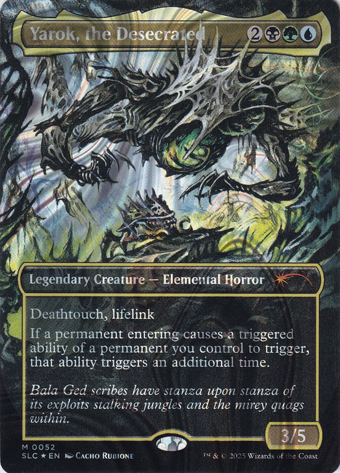 Yarok, the Desecrated 52 (Secret Lair Countdown Kit)  - Borderless Halo Foil | Good Games Adelaide SA