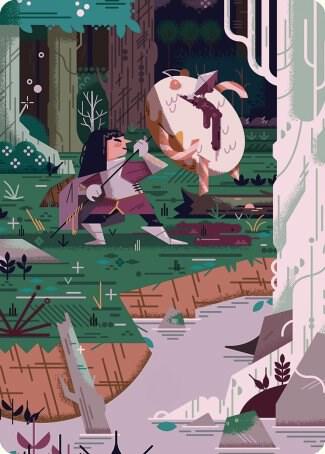 Stab Wound Art Card 69 (Art Series: Wilds of Eldraine)  | Good Games Adelaide SA