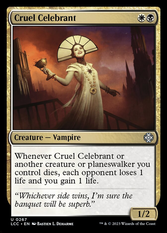 Cruel Celebrant 267 (Commander: The Lost Caverns of Ixalan)  | Good Games Adelaide SA