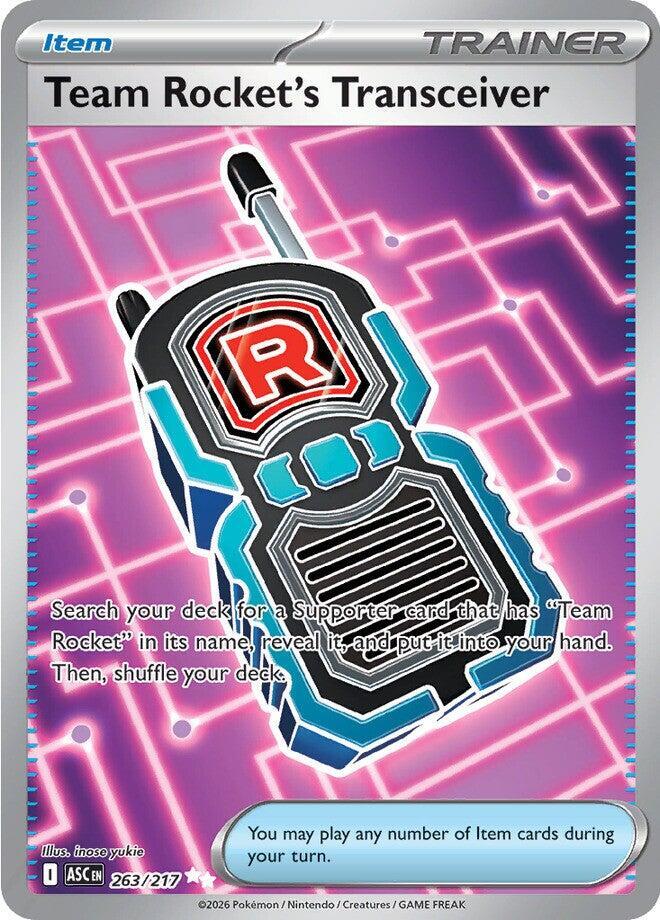 Team Rocket's Transceiver 263/217 (ME: Ascended Heroes)  - Holofoil | Good Games Adelaide SA