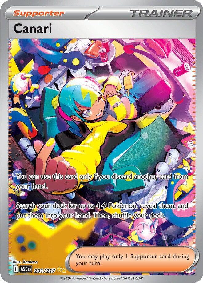 Canari 291/217 (ME: Ascended Heroes)  - Holofoil | Good Games Adelaide SA