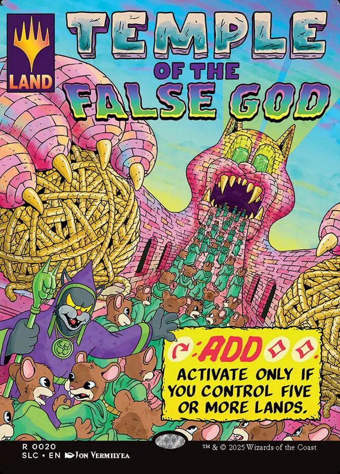Temple of the False God 20 (Secret Lair Countdown Kit)  - Borderless | Good Games Adelaide SA