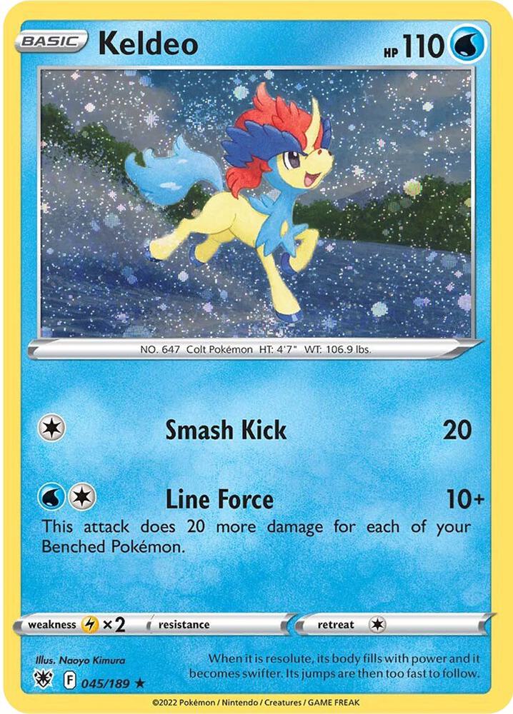 Keldeo 045/189 (Miscellaneous Cards & Products)  - Cosmo Holofoil | Good Games Adelaide SA
