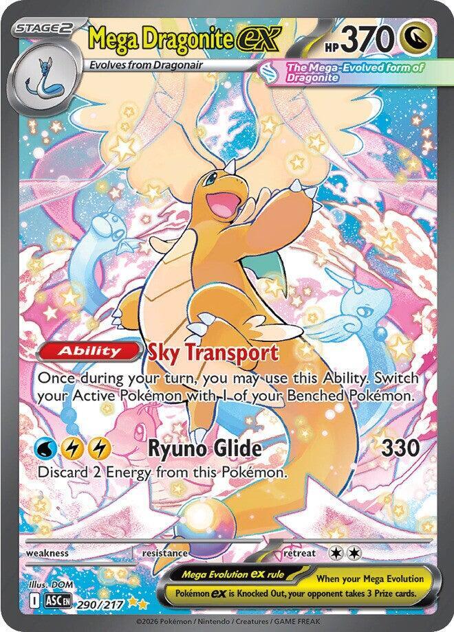 Mega Dragonite ex 290/217 (ME: Ascended Heroes)  - Holofoil | Good Games Adelaide SA