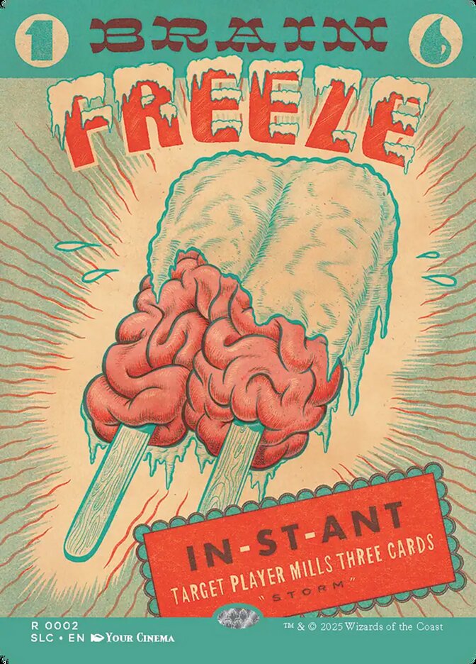 Brain Freeze 2 (Secret Lair Countdown Kit)  - Borderless Foil | Good Games Adelaide SA