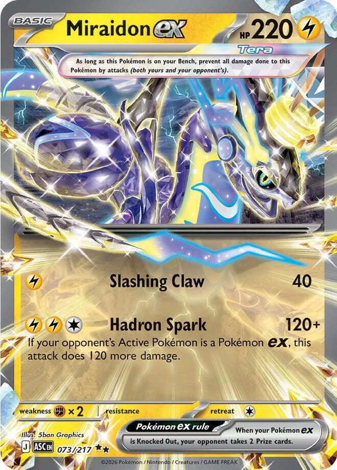 Miraidon ex 073/217 (ME: Ascended Heroes)  - Holofoil | Good Games Adelaide SA