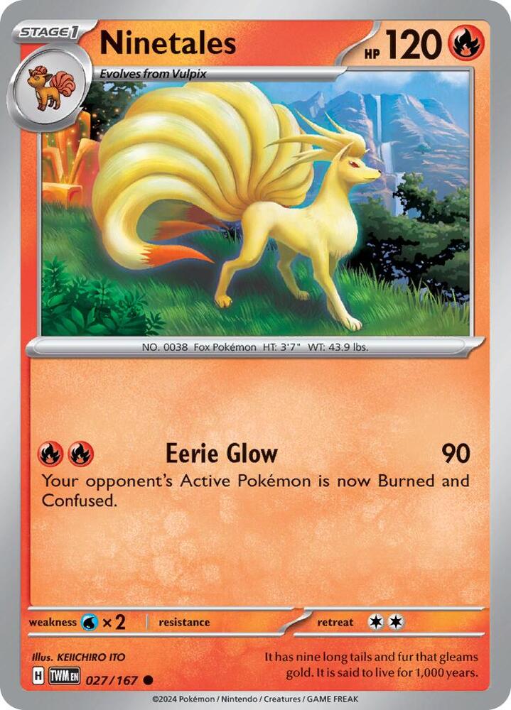 Ninetales 027/167 (SV06: Twilight Masquerade)  | Good Games Adelaide SA