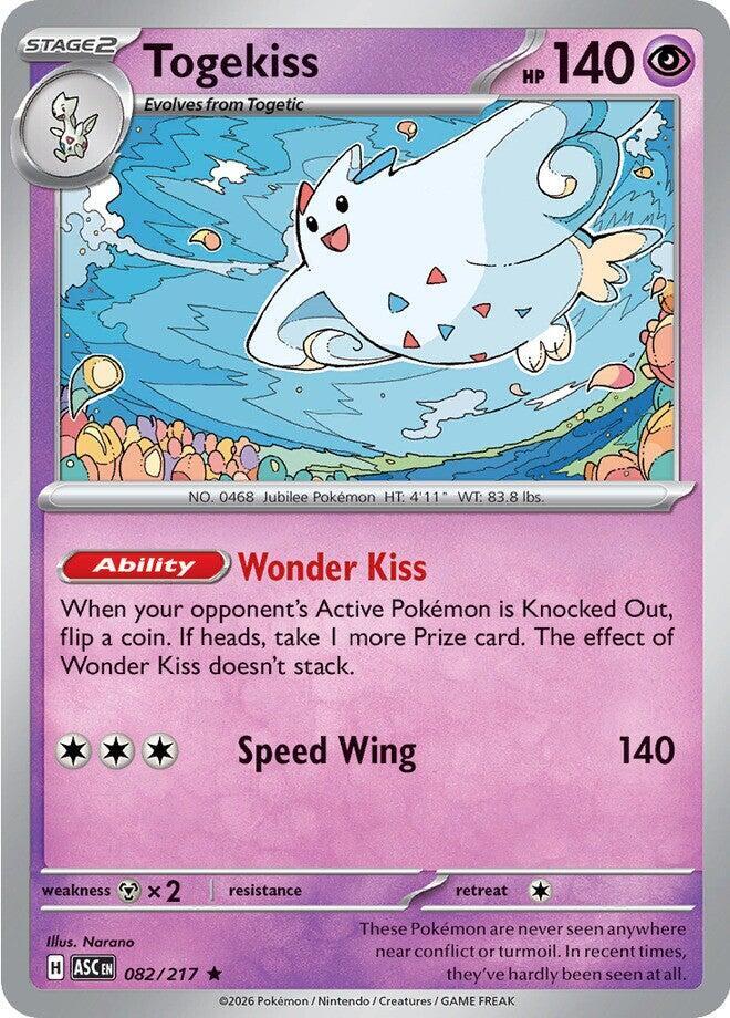Togekiss 082/217 (ME: Ascended Heroes)  - Holofoil | Good Games Adelaide SA