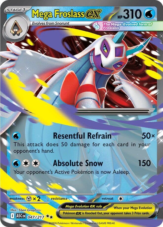 Mega Froslass ex 047/217 (ME: Ascended Heroes)  - Holofoil | Good Games Adelaide SA