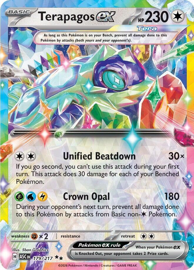 Terapagos ex 179/217 (ME: Ascended Heroes)  - Holofoil | Good Games Adelaide SA