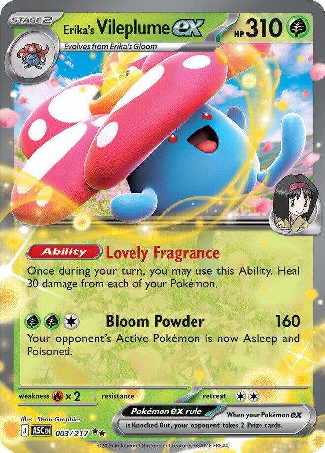 Erikas Vileplume ex 003/217 (ME: Ascended Heroes)  - Holofoil | Good Games Adelaide SA
