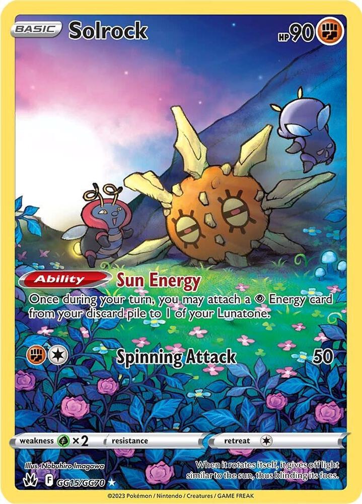 Solrock GG15/GG70 (Crown Zenith: Galarian Gallery)  - Holofoil | Good Games Adelaide SA