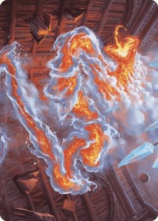 Scalding Viper Art Card 41 (Art Series: Wilds of Eldraine)  | Good Games Adelaide SA