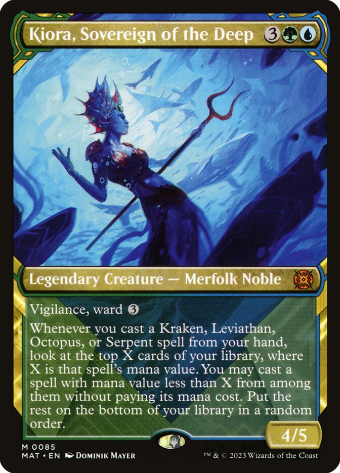Kiora, Sovereign of the Deep 85 (March of the Machine: The Aftermath)  - Showcase Foil | Good Games Adelaide SA