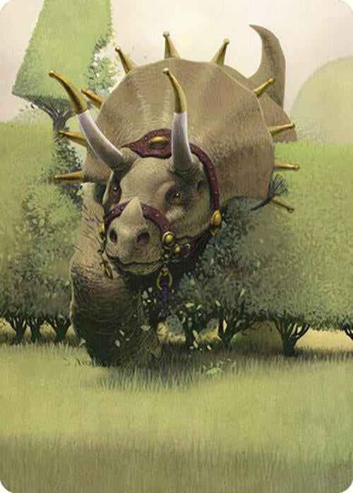 Regal Behemoth Art Card 43 (Art Series: Commander Masters)  | Good Games Adelaide SA