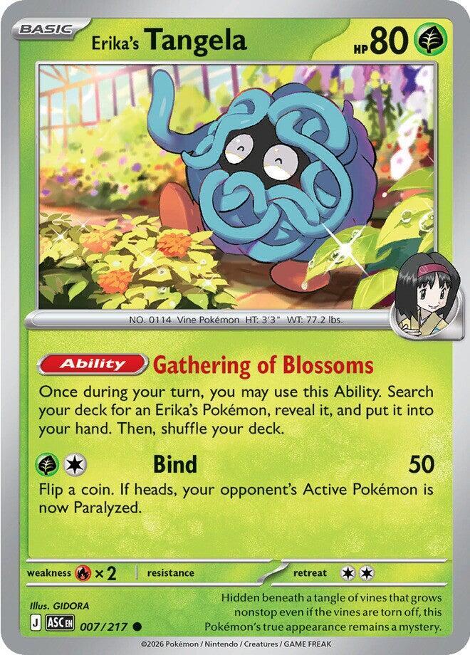 Erikas Tangela 007 217 007/217 (ME: Ascended Heroes)  - Reverse Holofoil | Good Games Adelaide SA