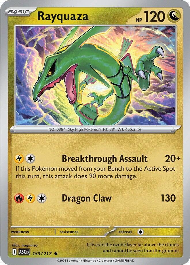 Rayquaza 153/217 (ME: Ascended Heroes)  - Holofoil | Good Games Adelaide SA