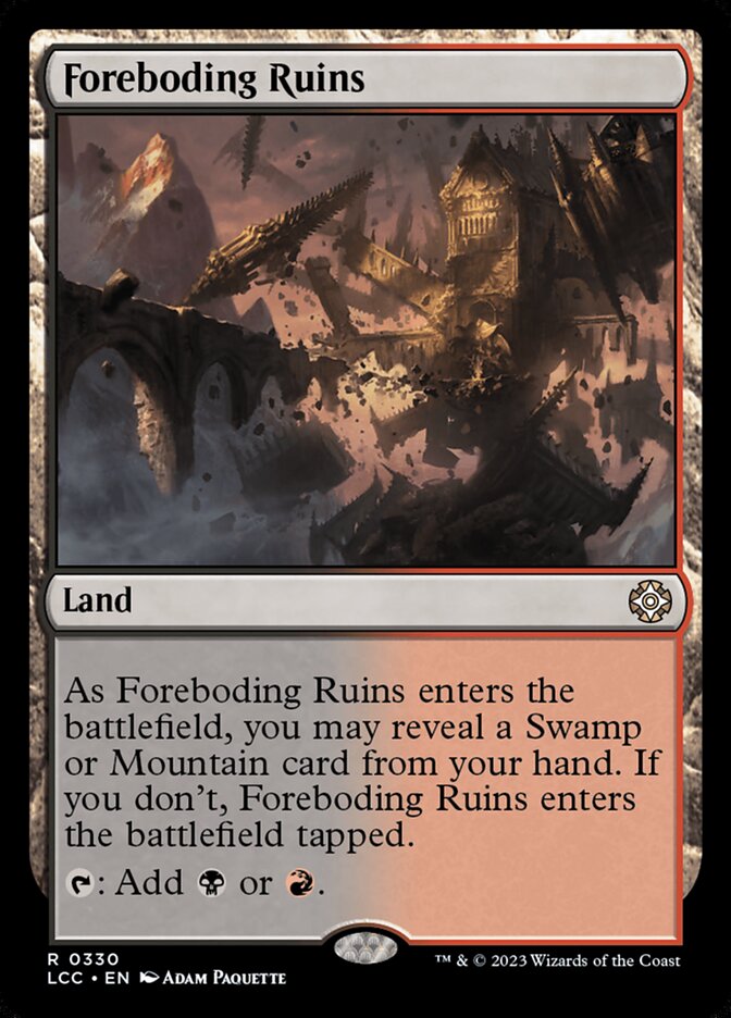 Foreboding Ruins 330 (Commander: The Lost Caverns of Ixalan)  | Good Games Adelaide SA