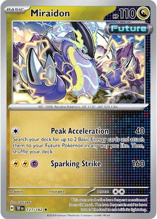 Miraidon 121/162 (SV05: Temporal Forces)  - Reverse Holofoil | Good Games Adelaide SA