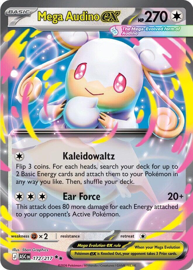 Mega Audino ex 172/217 (ME: Ascended Heroes)  - Holofoil | Good Games Adelaide SA