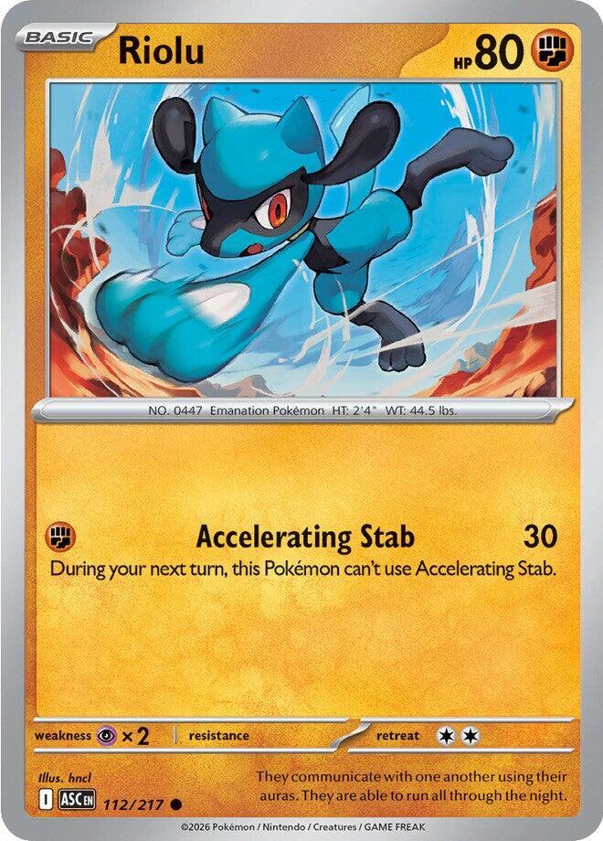 Riolu 112/217 (ME: Ascended Heroes)  | Good Games Adelaide SA