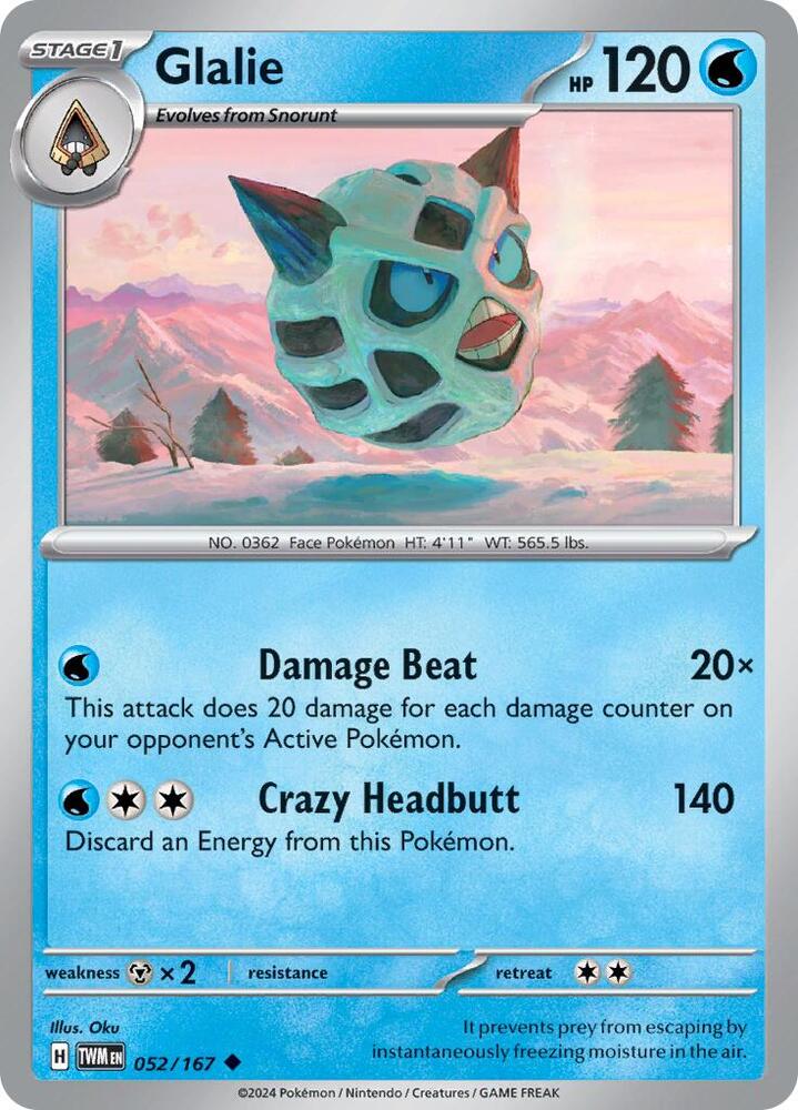 Glalie 052/167 (SV06: Twilight Masquerade)  | Good Games Adelaide SA