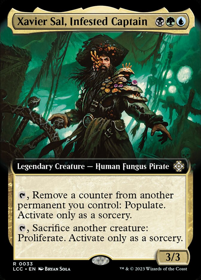 Xavier Sal, Infested Captain 33 (Commander: The Lost Caverns of Ixalan)  - Foil | Good Games Adelaide SA