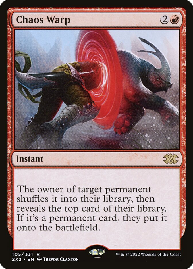 Chaos Warp 105 (Double Masters 2022)  - Foil | Good Games Adelaide SA