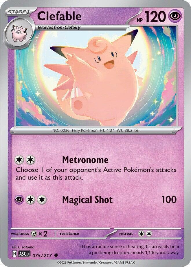 Clefable 075/217 (ME: Ascended Heroes)  | Good Games Adelaide SA
