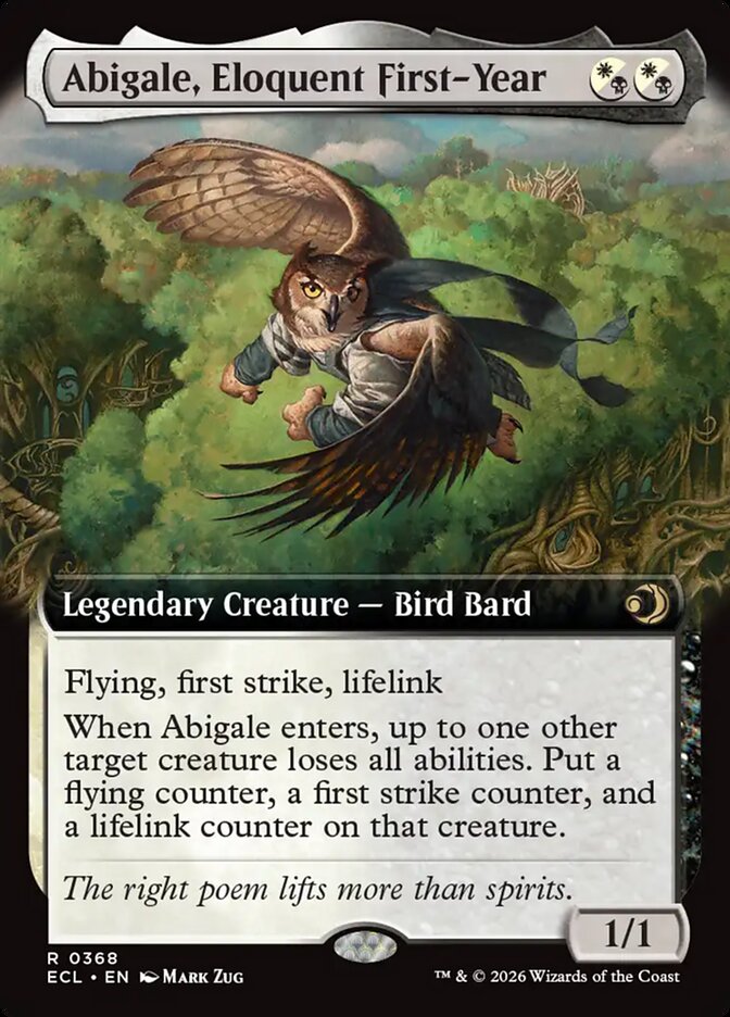 Abigale, Eloquent First-Year 368 (Lorwyn Eclipsed)  - Foil | Good Games Adelaide SA