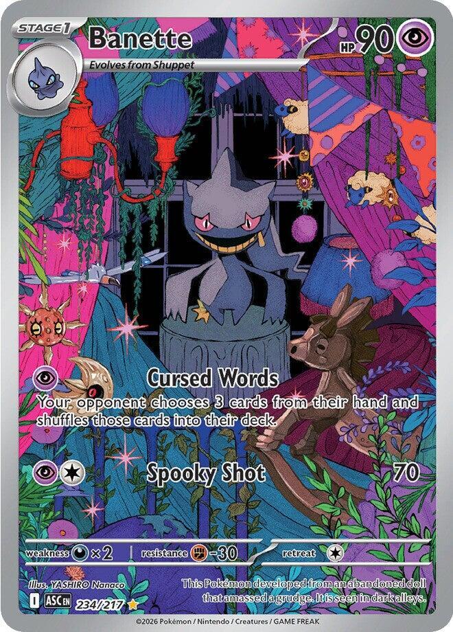 Banette 234/217 (ME: Ascended Heroes)  - Holofoil | Good Games Adelaide SA