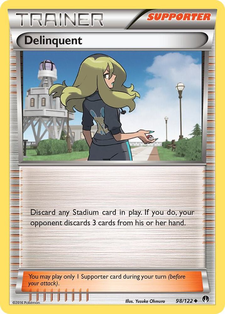 Delinquent 98/122 (XY - BREAKpoint)  | Good Games Adelaide SA