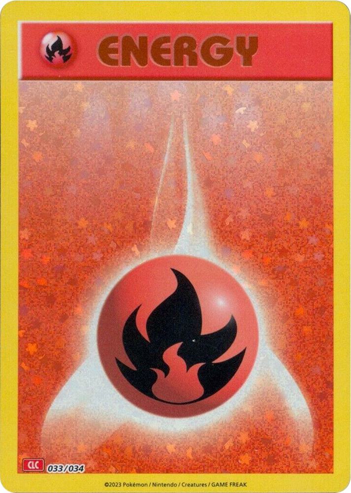 Basic Fire Energy 033/034 (Trading Card Game Classic)  - Holofoil | Good Games Adelaide SA