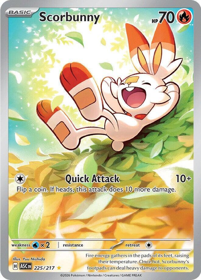 Scorbunny 225/217 (ME: Ascended Heroes)  - Holofoil | Good Games Adelaide SA