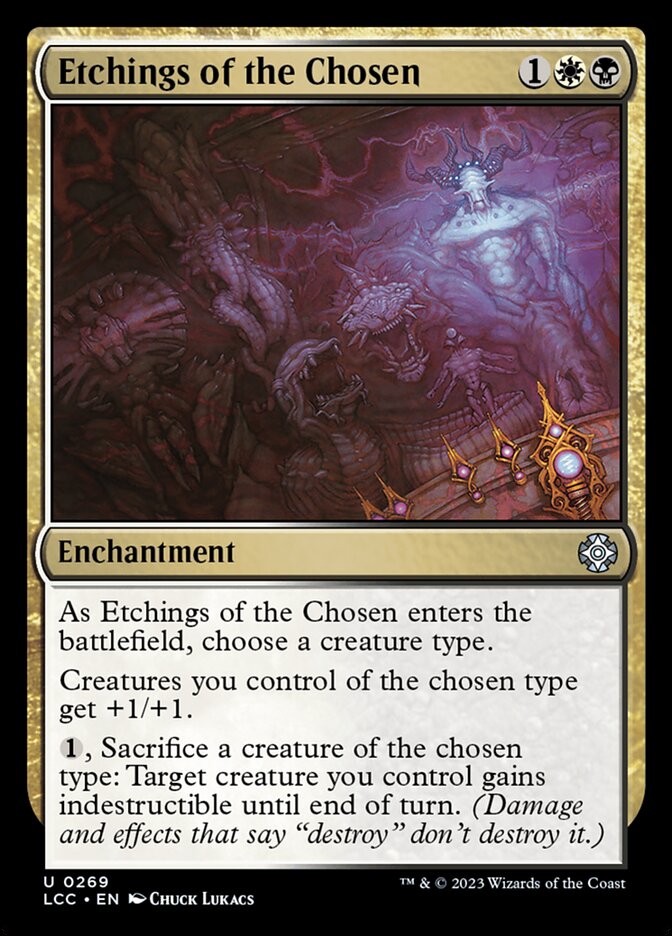 Etchings of the Chosen 269 (Commander: The Lost Caverns of Ixalan)  | Good Games Adelaide SA