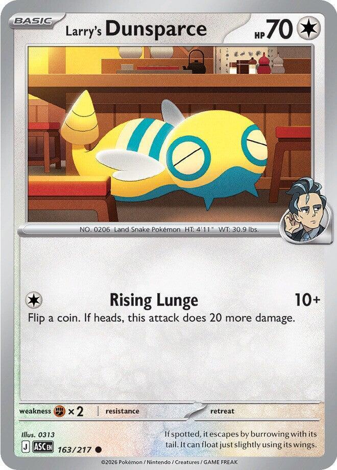 Larrys Dunsparce 163/217 (ME: Ascended Heroes)  | Good Games Adelaide SA