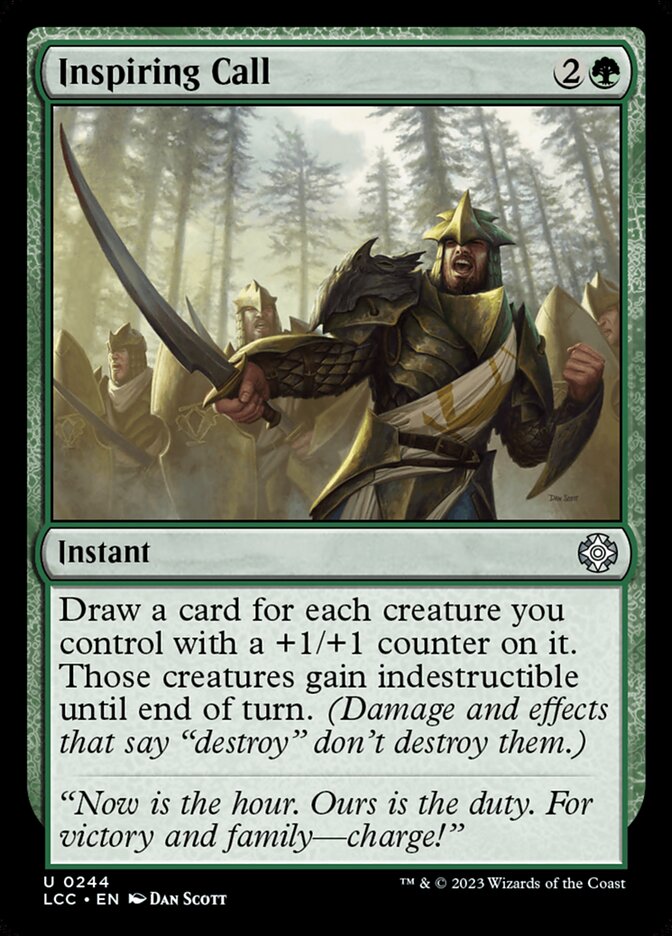 Inspiring Call 244 (Commander: The Lost Caverns of Ixalan)  | Good Games Adelaide SA
