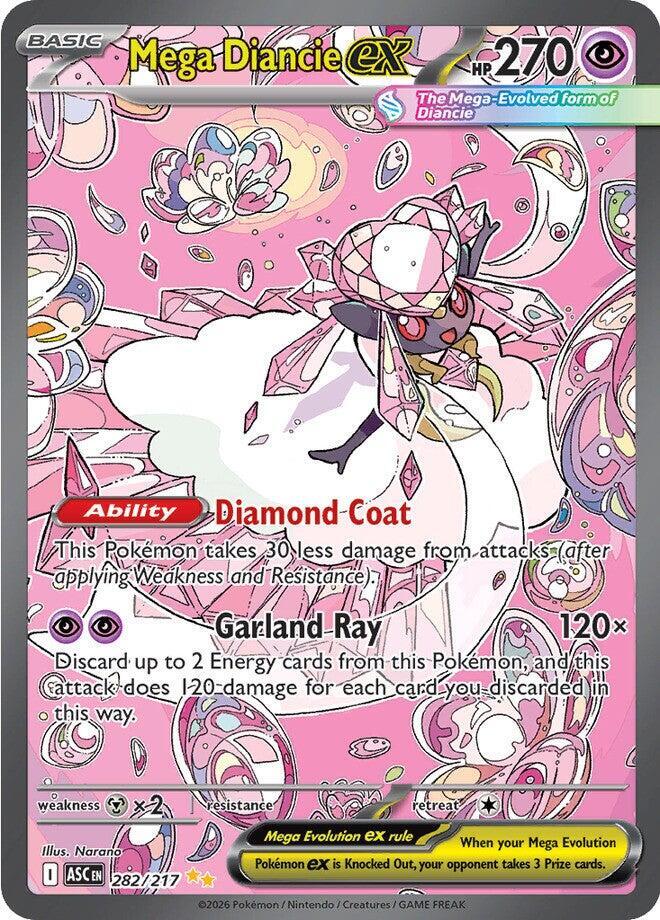 Mega Diancie ex 282/217 (ME: Ascended Heroes)  - Holofoil | Good Games Adelaide SA
