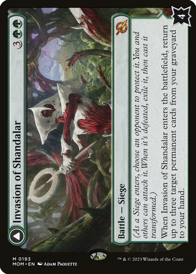Invasion of Shandalar // Leyline Surge 193 (March of the Machine)  - Foil | Good Games Adelaide SA